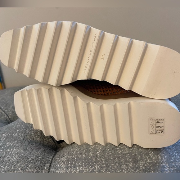 Stella McCartney Elyse Woven Platform Oxford Canyon/Bourbon - Picture 6 of 10